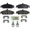 Bosch Blue Disc Brak Disc Brake Pads, Be727H BE727H - alternate 1